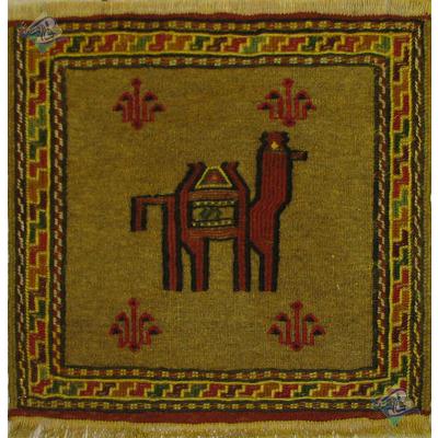 Tableau Kilim Handwoven Ghochan Camel Design