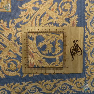 Square Kashan Machine Woven Ccarpet Medallion Design
